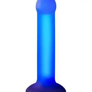 Strap-On-Me - Glow LED Dildo - Maat M - Paars
